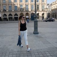 Karinna Bello Asesora de Imagen, en place Vendome, Paris